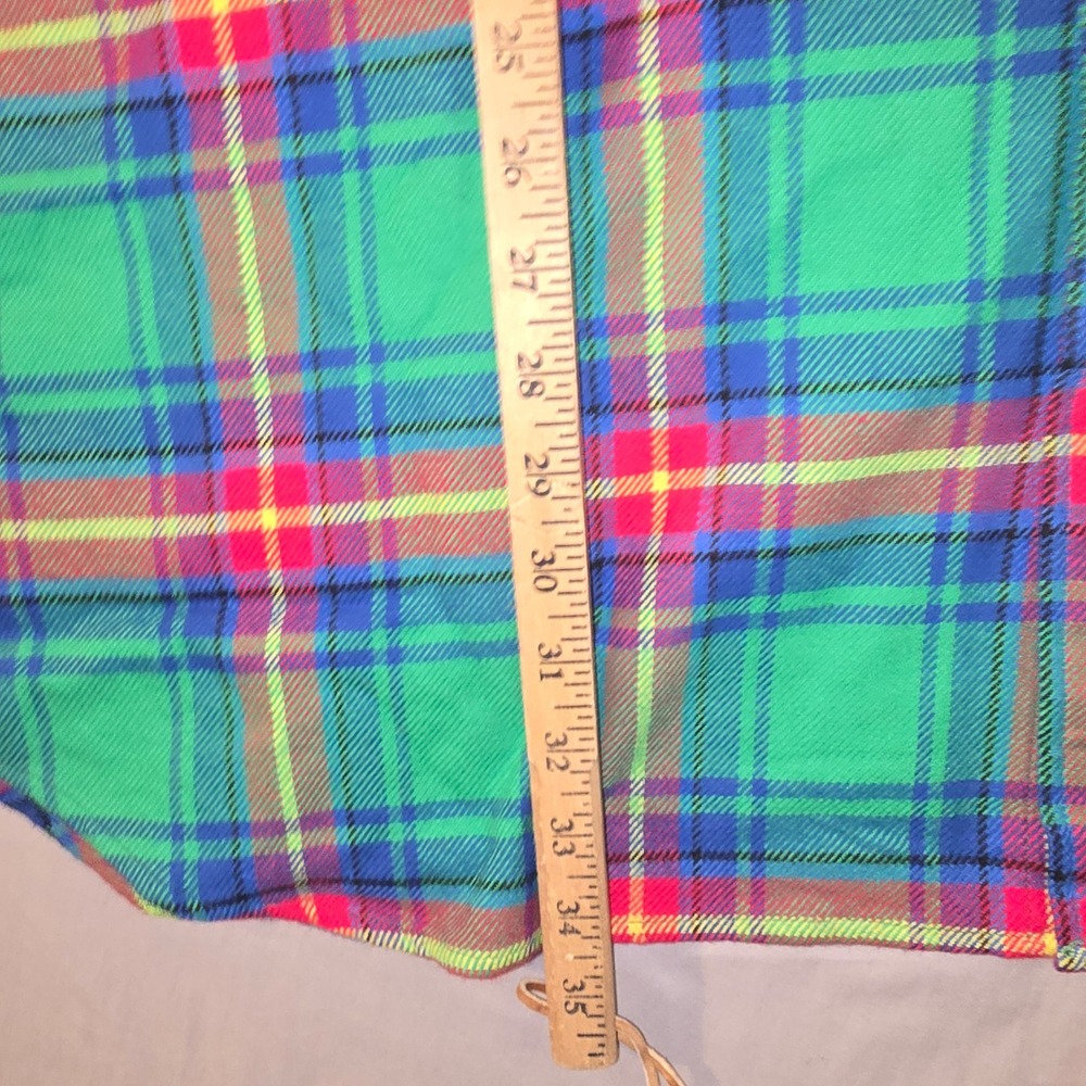 Polo Ralph Lauren Flannel Shirt 3XB Mens Green Blue Pink Plaid Button Down NEW - Picture 6 of 7